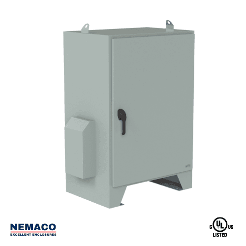 Nemaco NEMAPro 4 NEMA 4 aluminum electrical control cabinet, floor mount