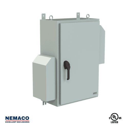 Nemaco NEMAPro 4 NEMA 4 aluminum electrical control cabinet, wall mount