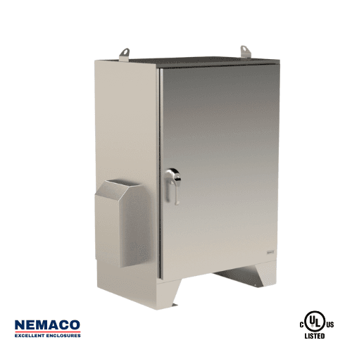Nemaco NEMAPro 4X NEMA 4X stainless steel electrical control cabinet, floor mount