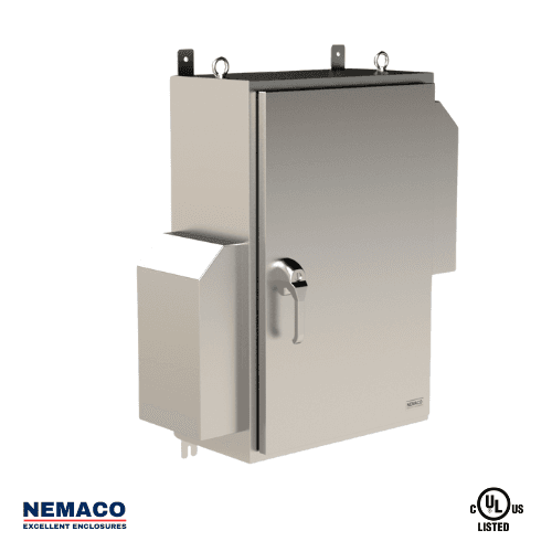 Nemaco NEMAPro 4X NEMA 4X stainless steel electrical control cabinet, wall mount