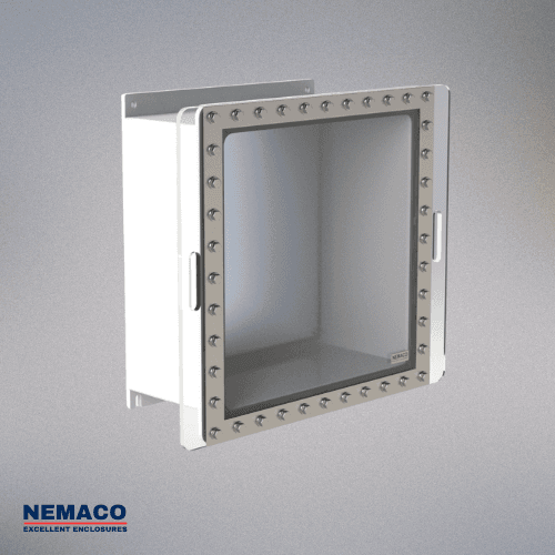 Nemaco SubPro FRP NEMA 6P fiberglass submersible enclosure, wall mount