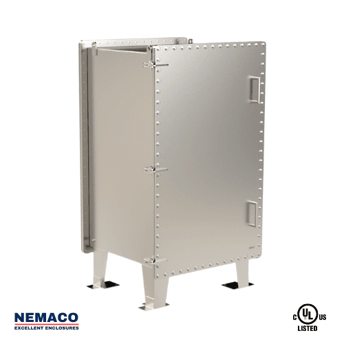 Nemaco SubPro Performance NEMA 6P stainless steel submersible enclosure, floor mount