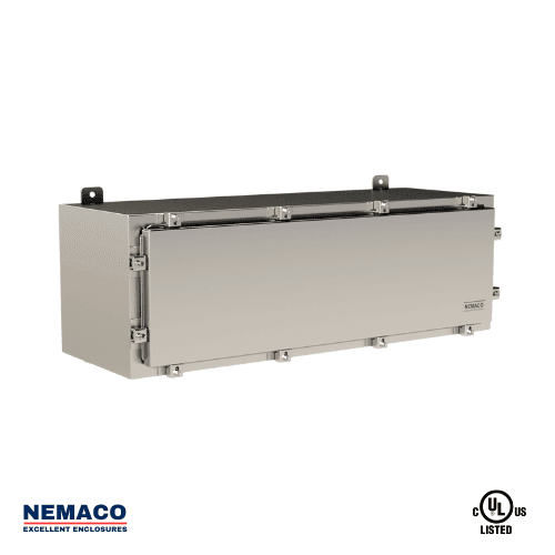 Nemaco WireGuard 4X NEMA 4X stainless steel wireway & trough, wall mount